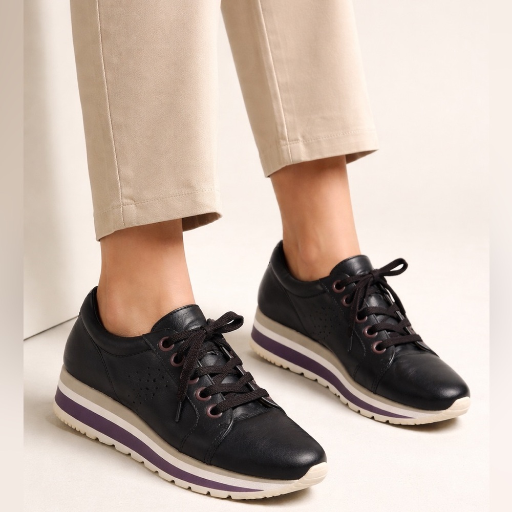 Vélez lace up leather sneakers EU 39